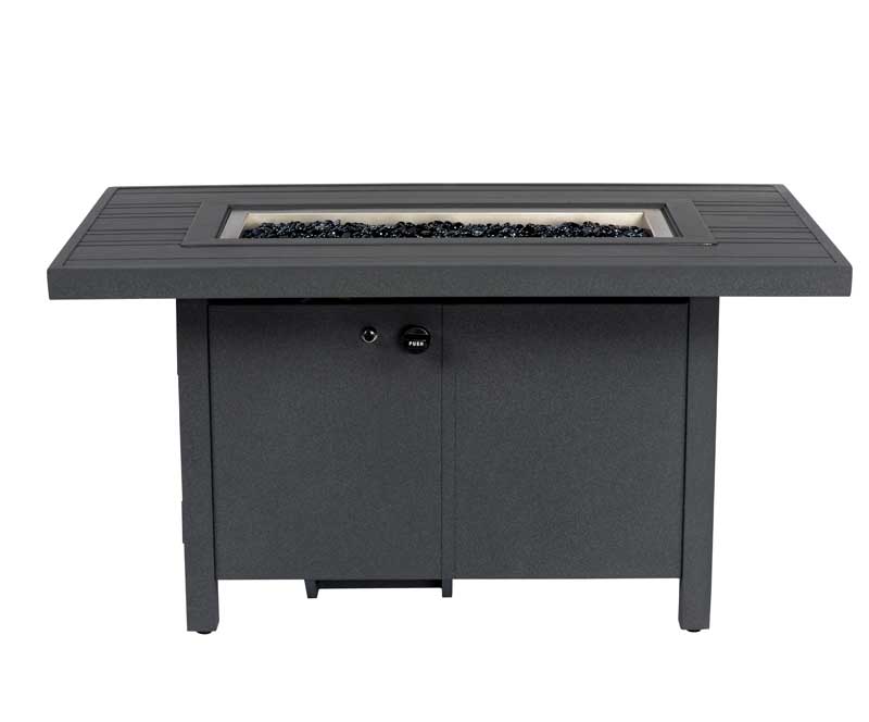 30 x 50 Tri Slat Firepit in Twilight - Image 2